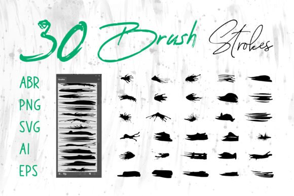 Download Brush Collection, Grunge Brush Strokes - Premium Resources