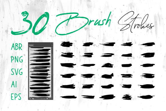 Download Grunge Brush, Ink Brush Stroke Set - Grunge brush Collection