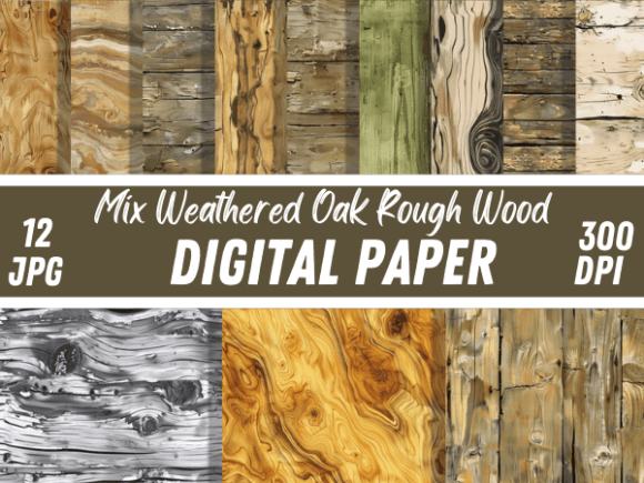 Download Weathered Oak Rough Wood Backgrounds - Backgrounds Collection