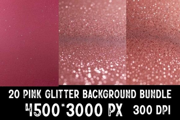 Download 20 Pink Glitter Backgrounds Bundle - Backgrounds Collection