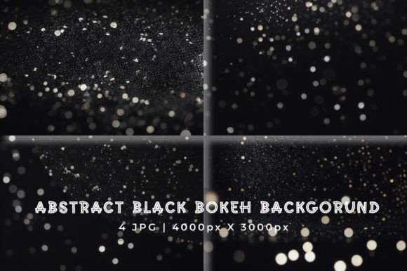 Download Realistic Black Bokeh Lights Backgrounds - Backgrounds Collection