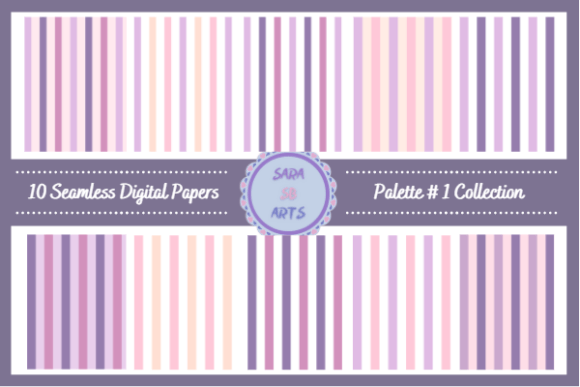 Download Seamless Stripes Pattern Digital Paper - Seamless stripes Collection