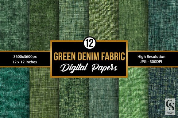 Download Green Denim Fabric Texture Backgrounds - Backgrounds Collection