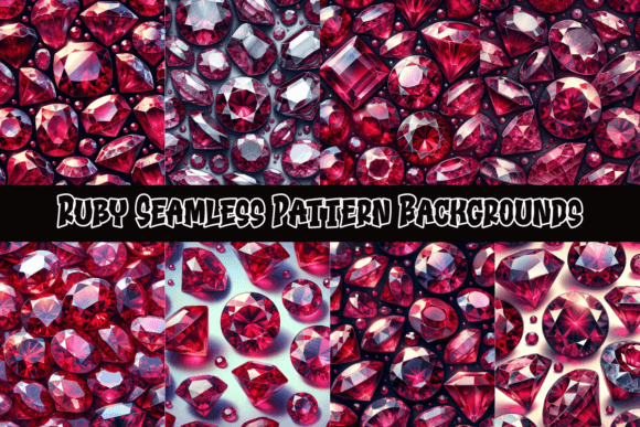 Download Ruby Seamless Pattern Backgrounds - Backgrounds Collection