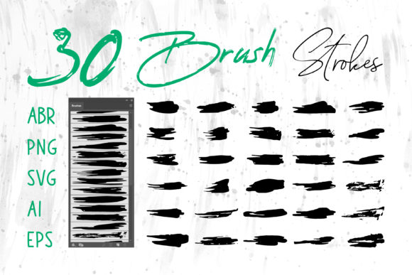 Download Watercolor Brush Set, Grunge Brush - Grunge brush Collection