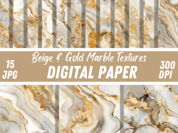 Download Beige &amp; Gold Marble Paper Backgrounds - Backgrounds Collection