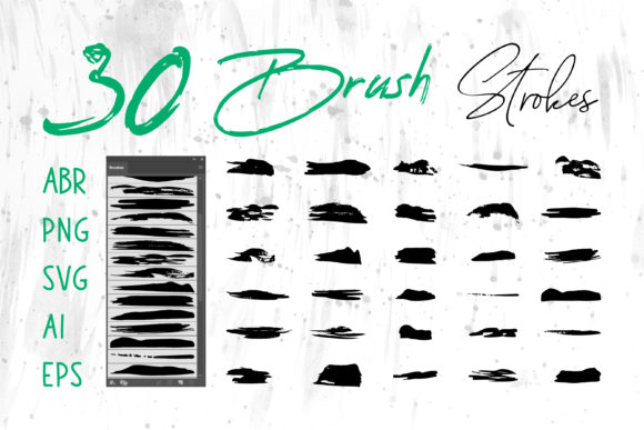 Download Brush Set, Hand Paint Grunge Brush Set - Grunge brush Collection