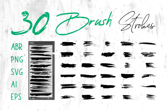 Download Black Grunge Brush, Photoshop Brush Set - Grunge brush Collection