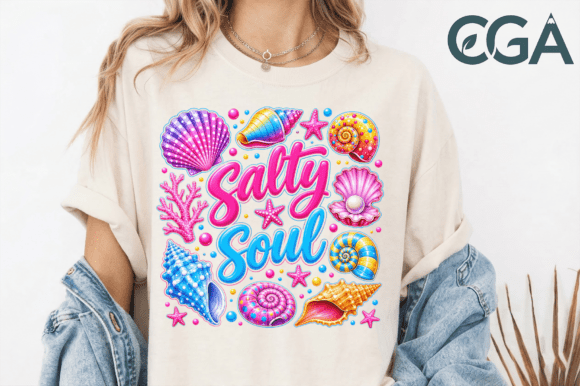 Download Neon Salty Soul Seashell Clipart PNG - Premium Resources
