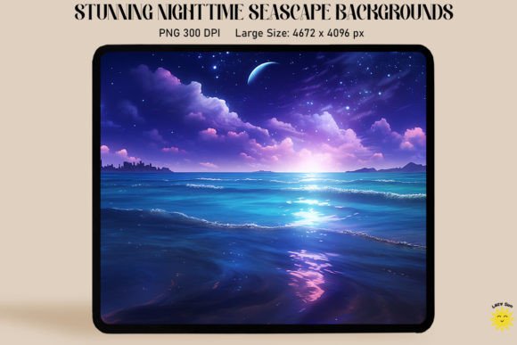 Download Dreamy Night Sea Backgrounds - Backgrounds Collection